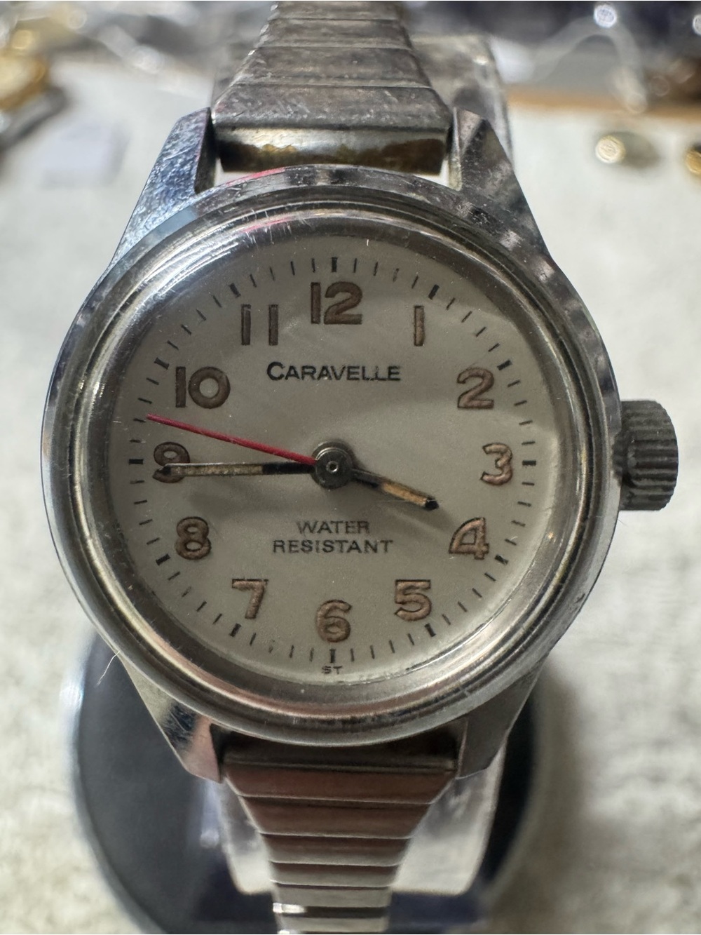 Caravelle Silver Dial Water-Resistant Women's Wristwatch